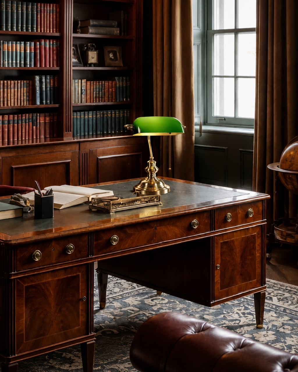 The Montgomery Green Banker's Lamp