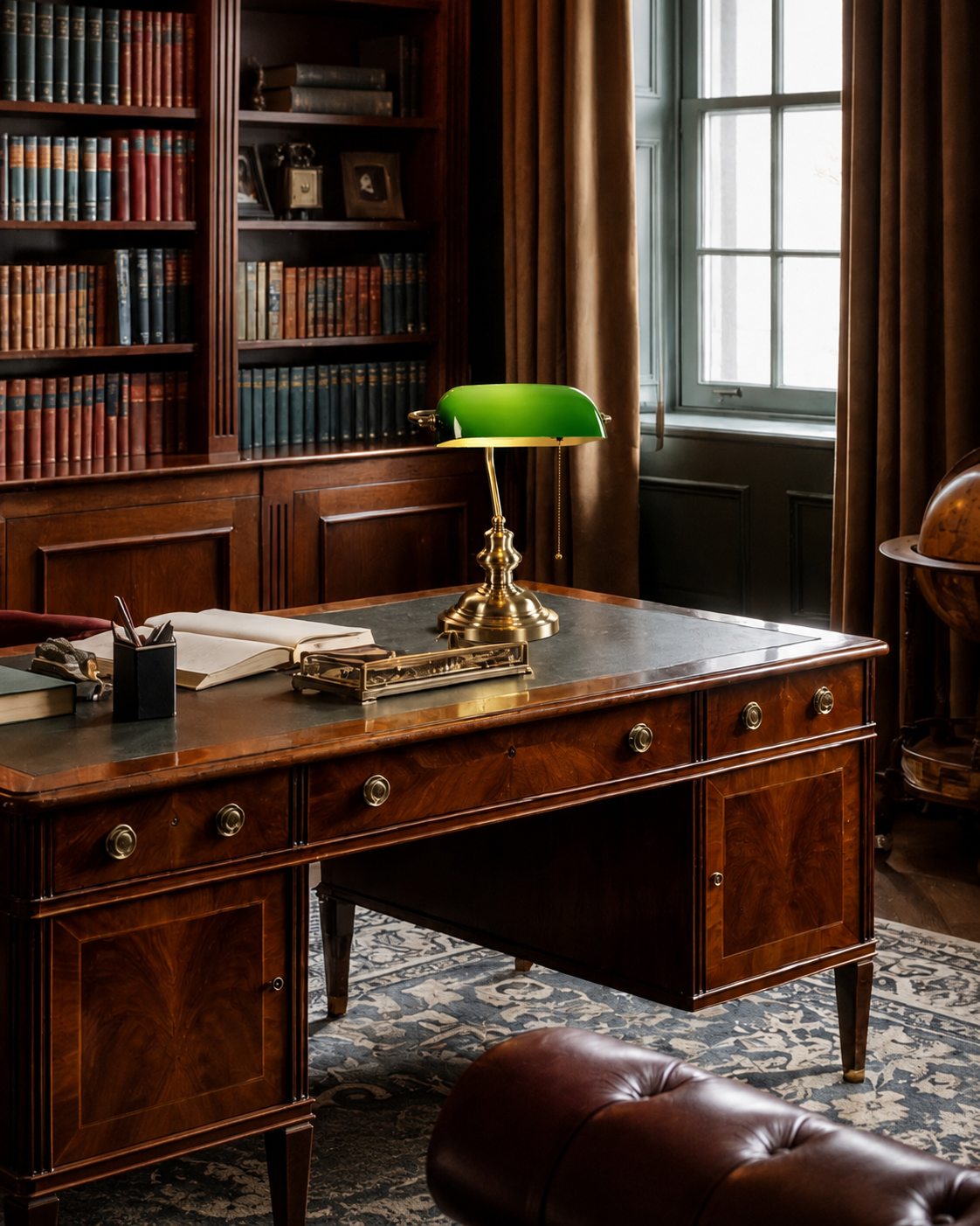 The Montgomery Green Banker's Lamp