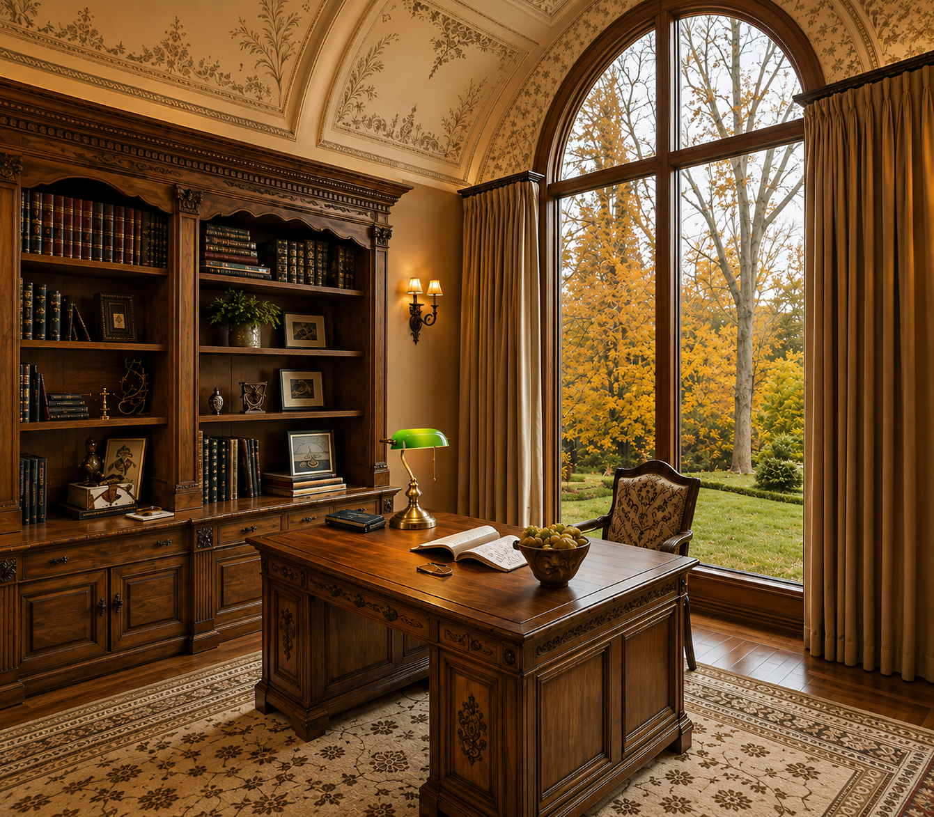 The Montgomery Green Banker's Lamp