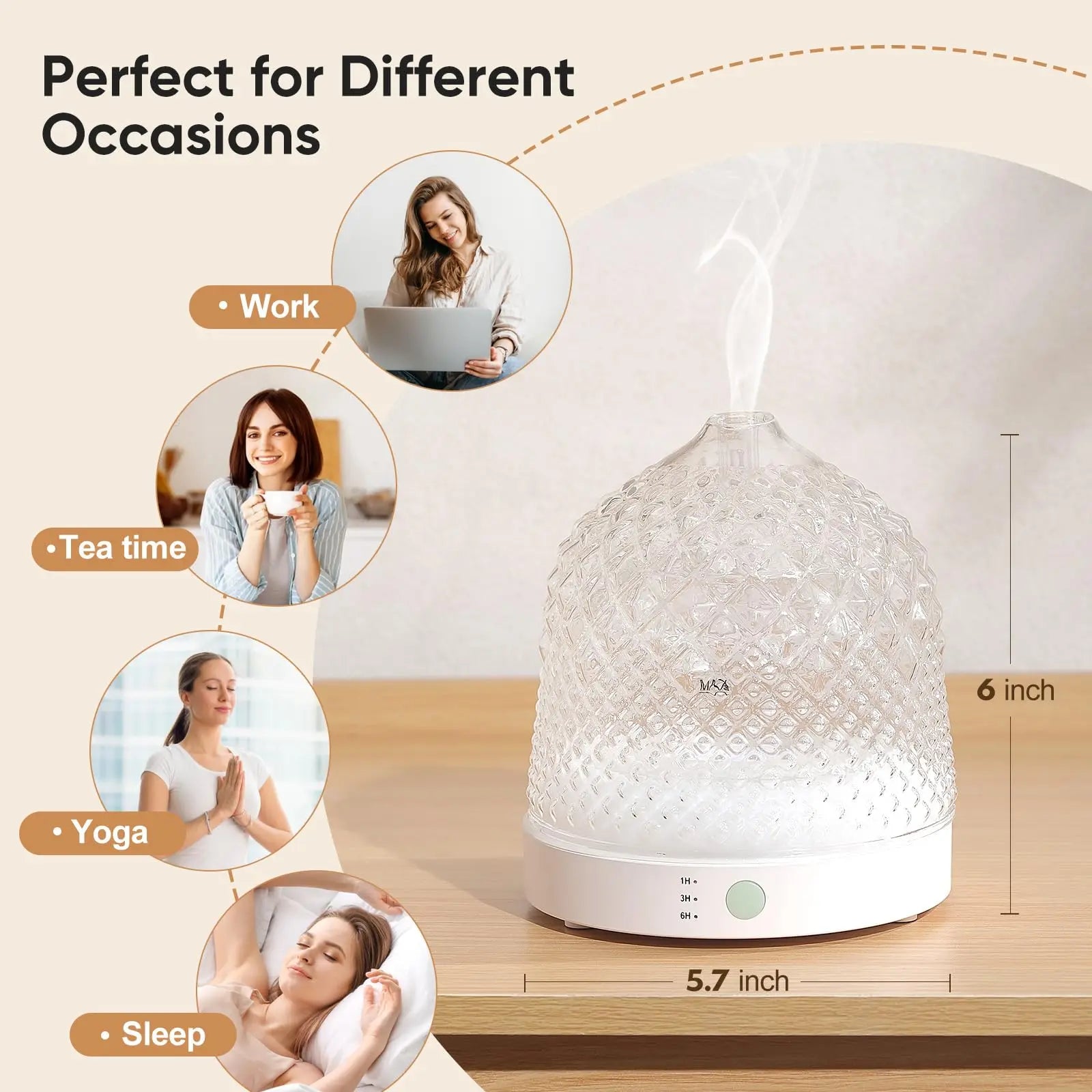 The Original Glass Dome Diffuser by Von Alden
