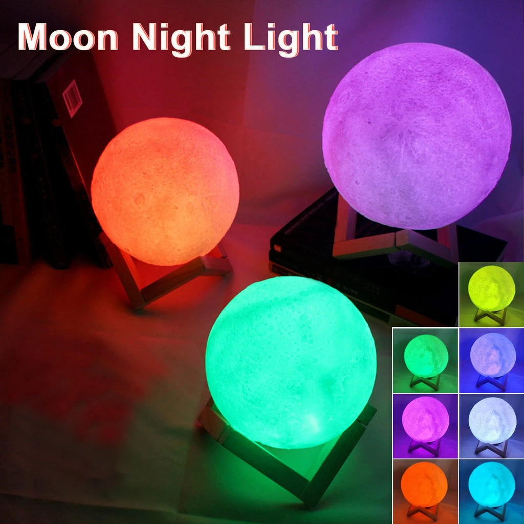 The Selene 3D Moon Night Lamp