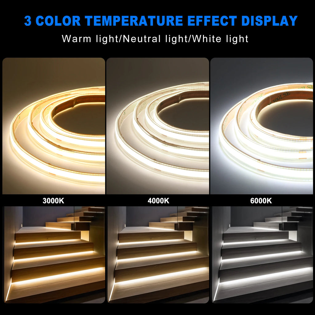 The Solara Solar COB LED Strip Light
