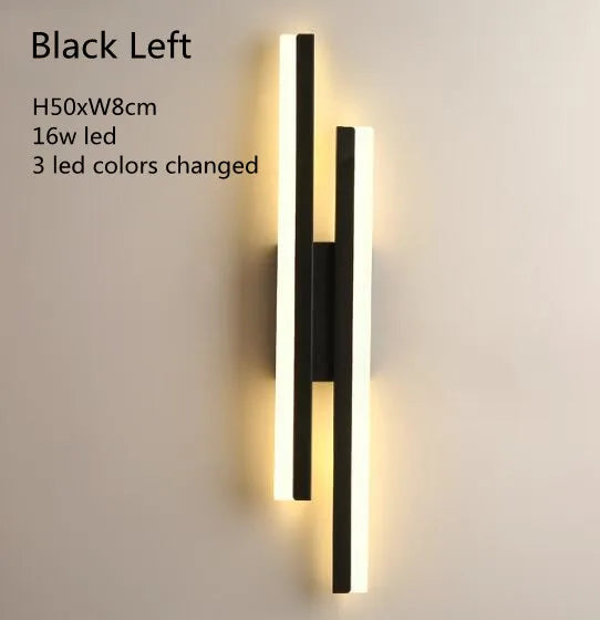 The Colonna Brass Linear Wall Sconce
