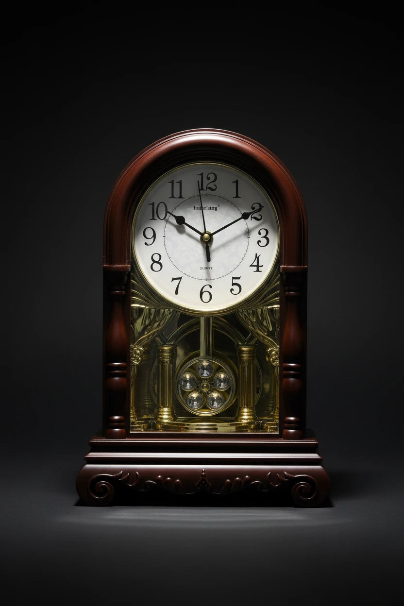 The Édouard Cathedral Music Seat Pendulum Clock