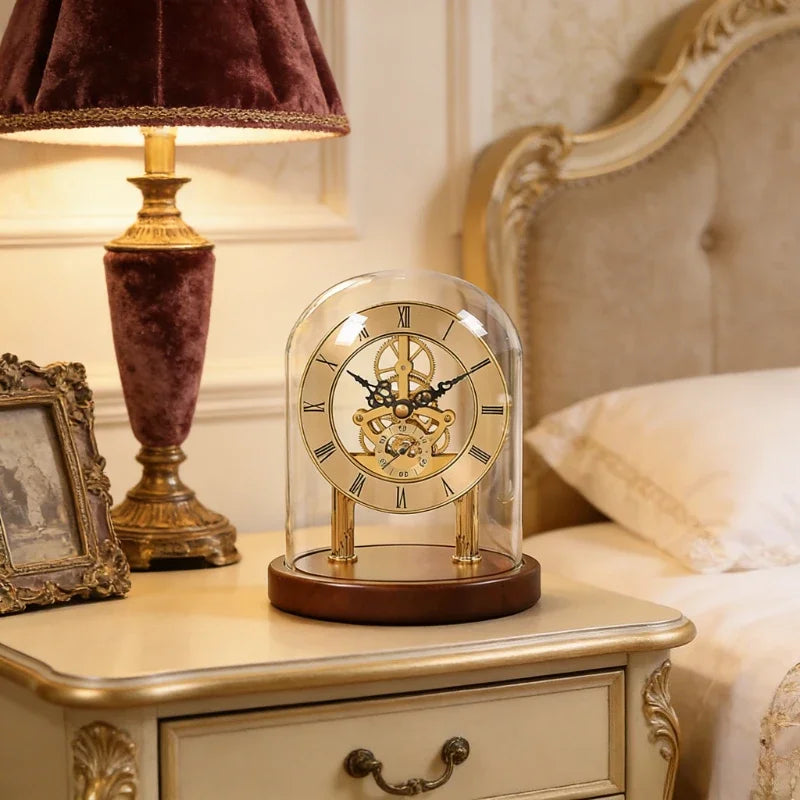 The Cogsworth Mechanical Gear Desk Clock