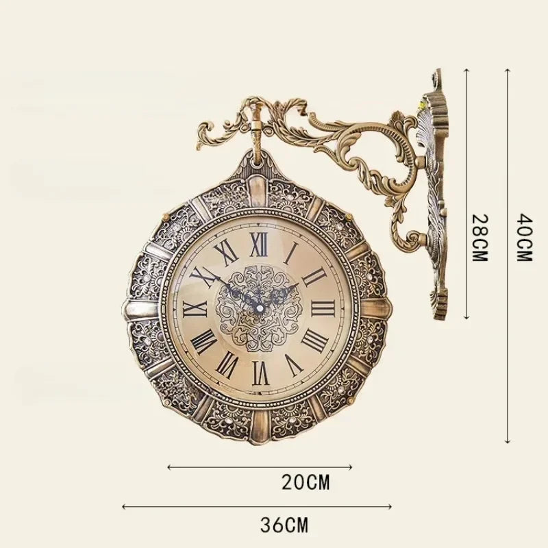 The Solstice Double-Faced Statement Clock
