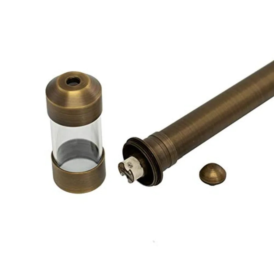The Hadley Tall Brass Path Light