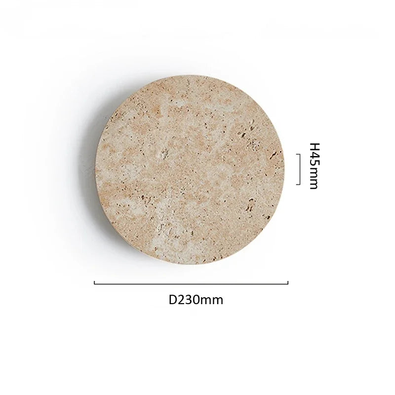 The Grotta Travertine Cave Stone Wall Sconce