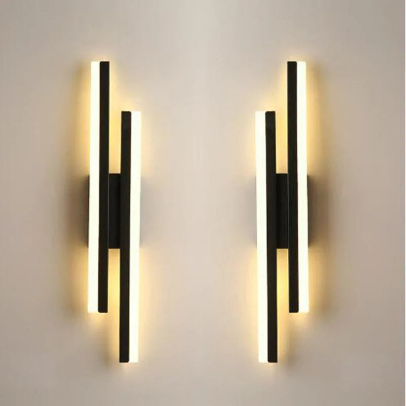 The Colonna Brass Linear Wall Sconce