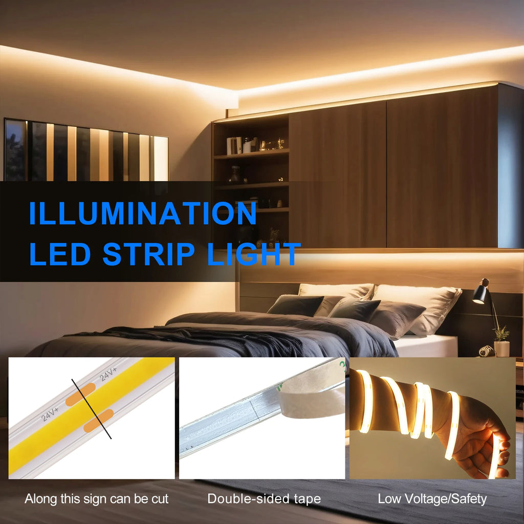 The Solara Solar COB LED Strip Light