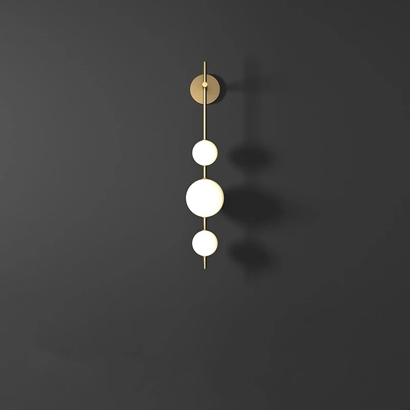 The Cascata Vertical Globe Wall Sconce