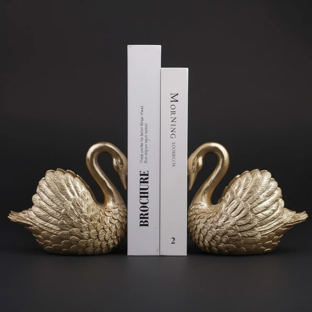 The Odette Swan Bookend Set