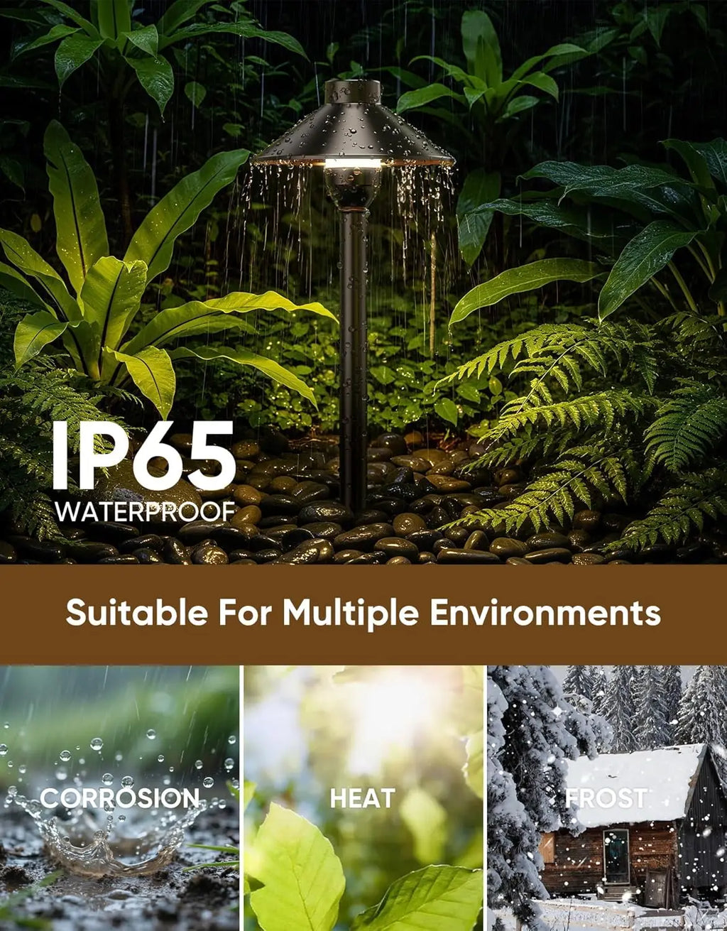 The Devereux Bronze Pathway Lights Set of 12