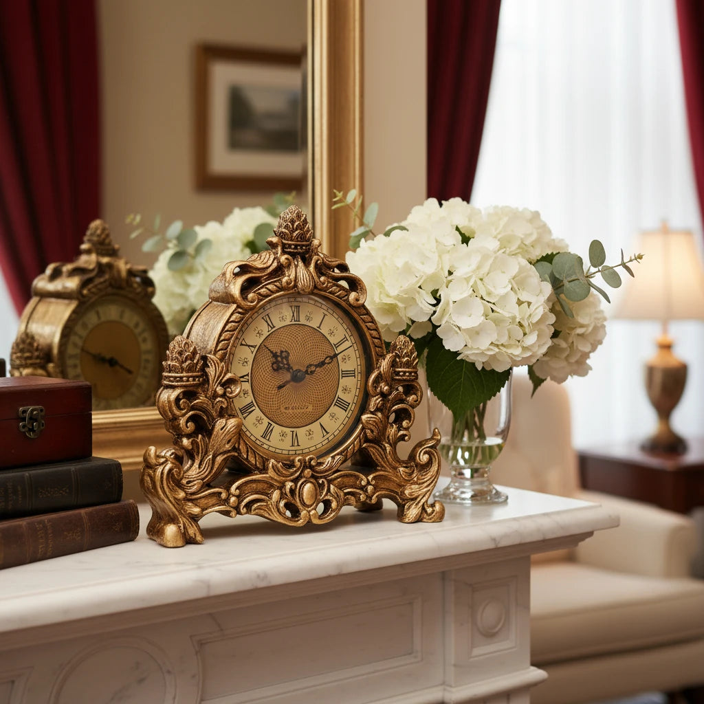 The Beaumont European Bronze Seat Clock