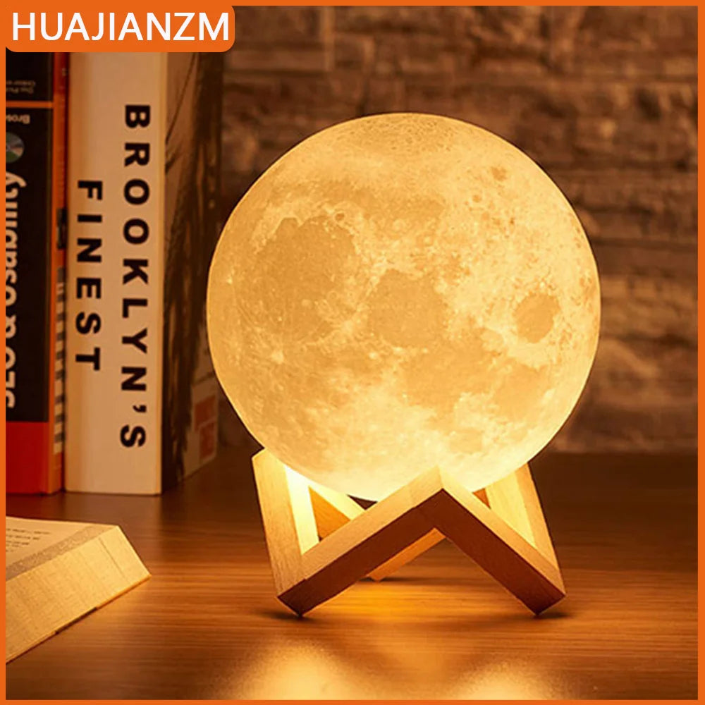 The Selene 3D Moon Night Lamp