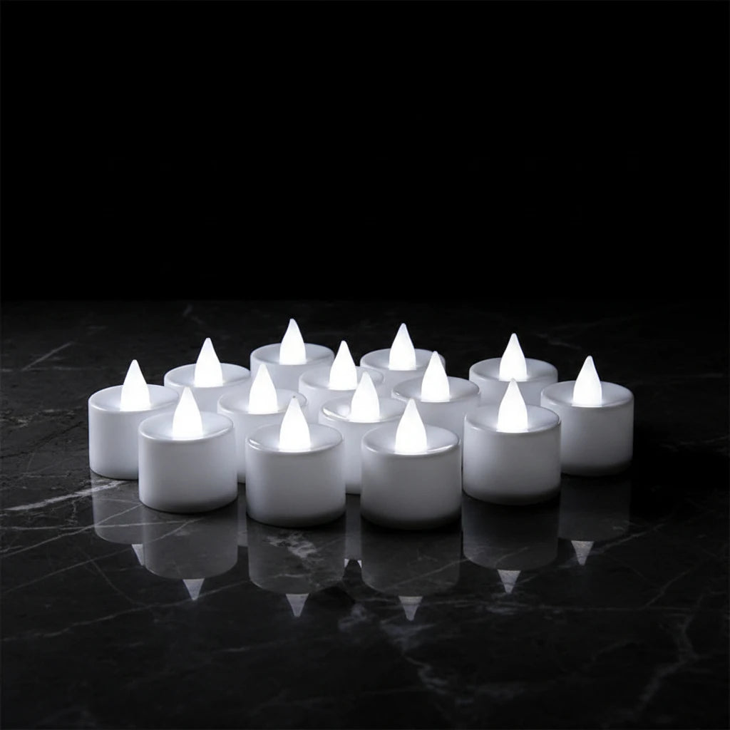 The Aurora Flameless LED Tea Light Set