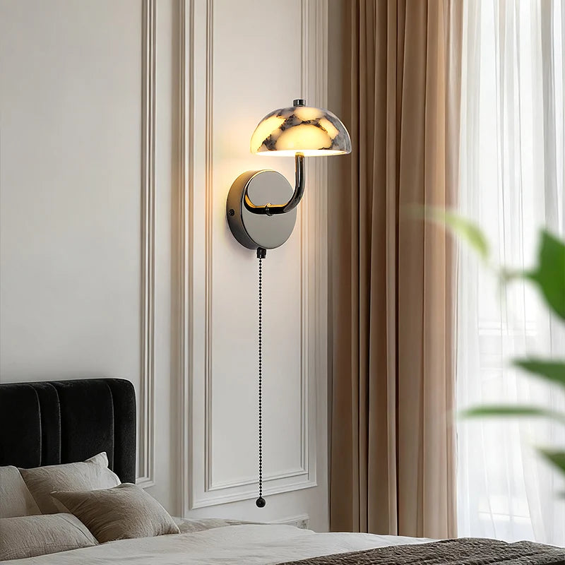 The Moro Marble Stone Wall Sconce