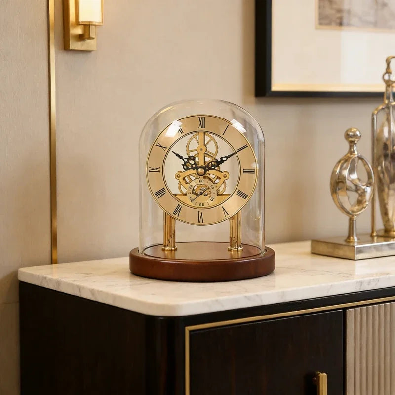 The Cogsworth Mechanical Gear Desk Clock