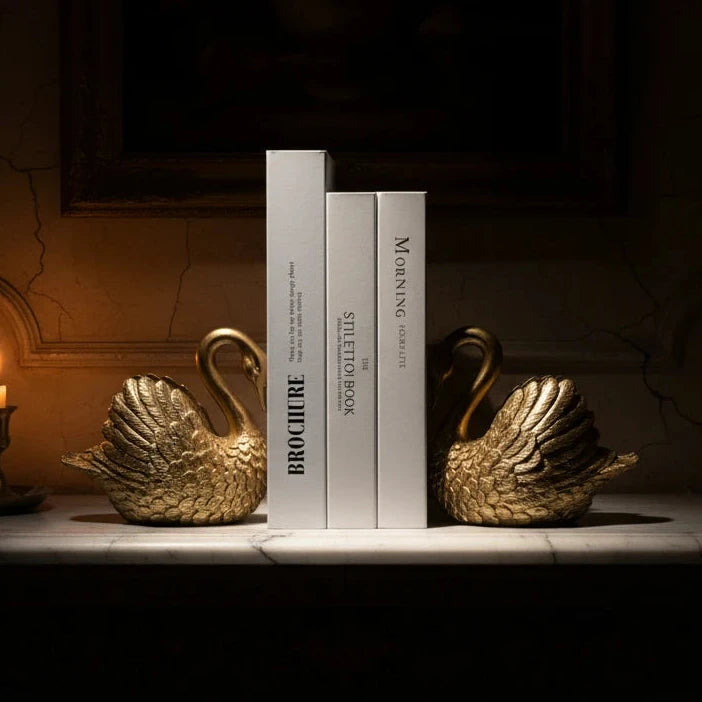 The Odette Swan Bookend Set