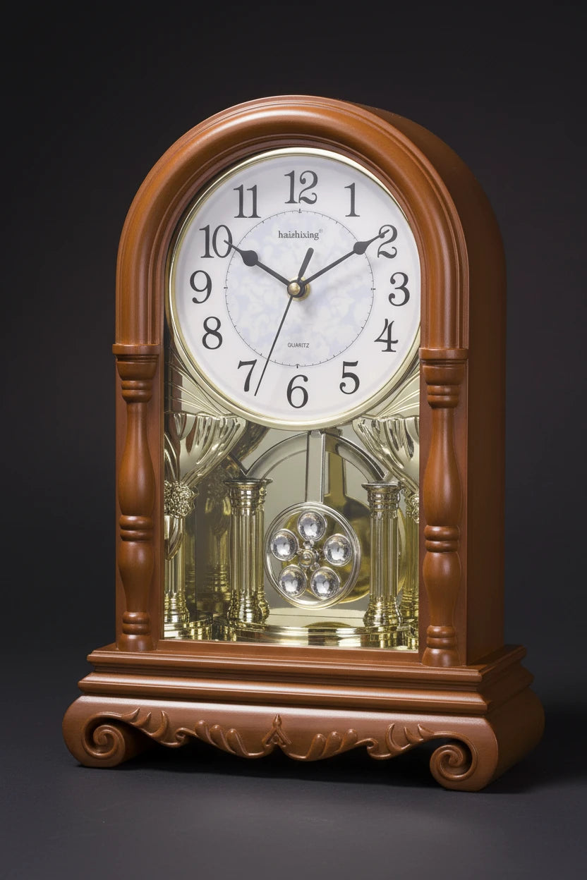 The Édouard Cathedral Music Seat Pendulum Clock