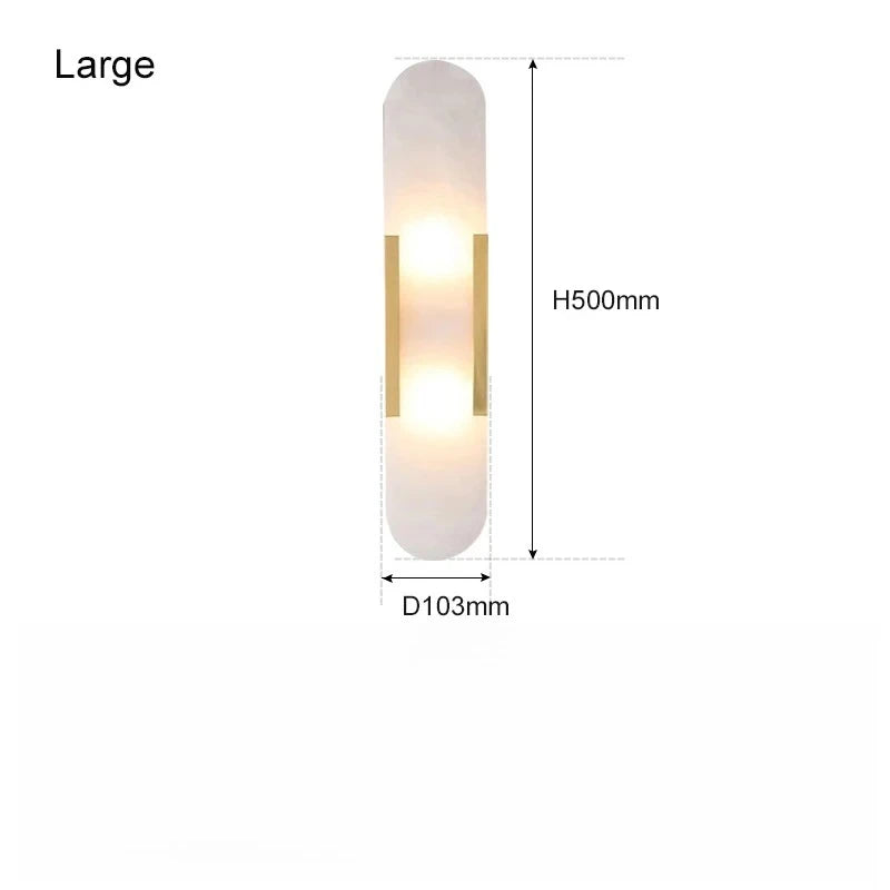 The Forma Dolomite Wall Sconce
