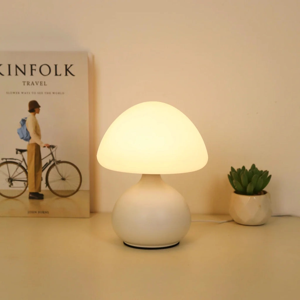 The Fungi Ceramic Mushroom Table Lamp