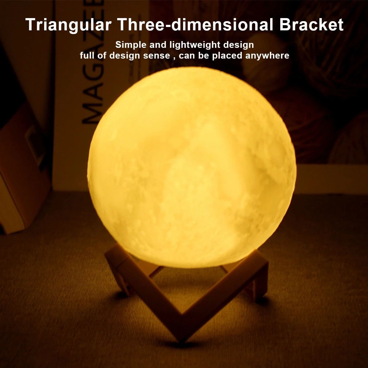 The Selene 3D Moon Night Lamp