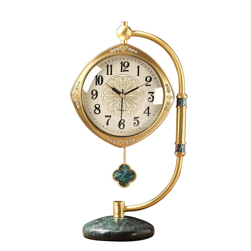 The Sheridan Brass Pendulum Desk Clock