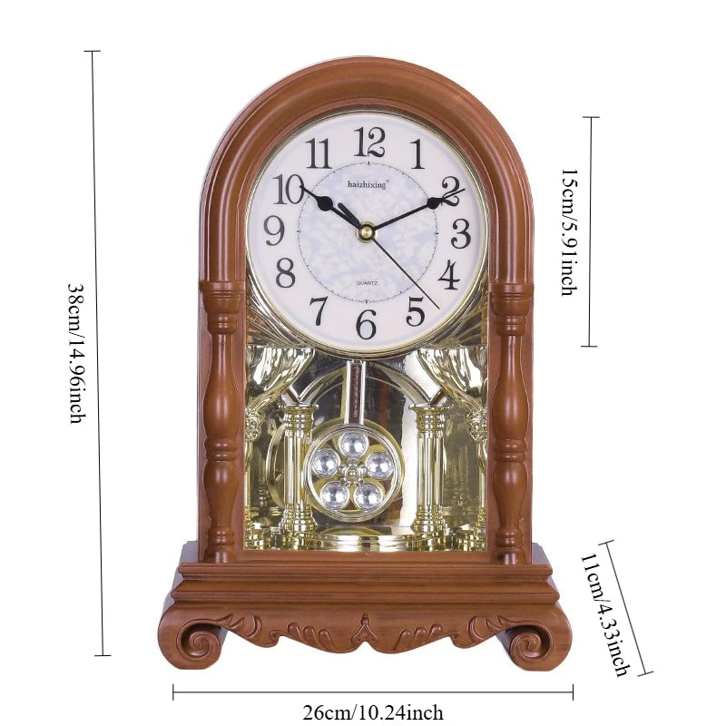 The Édouard Cathedral Music Seat Pendulum Clock