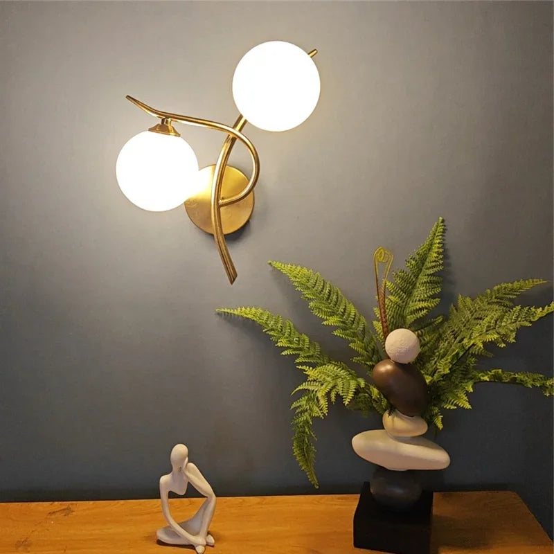 The Duetto Globe Wall Sconce