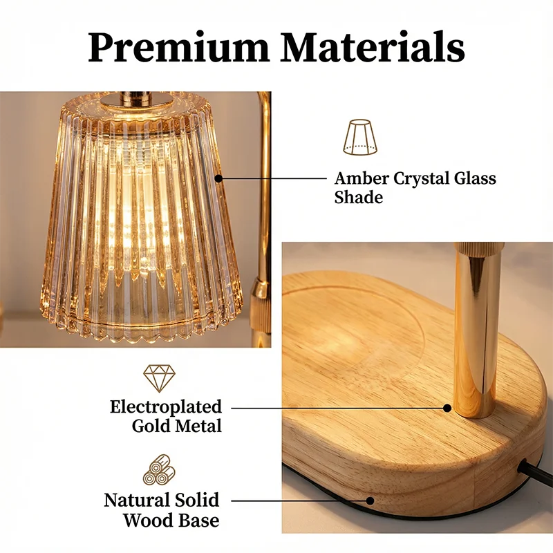 The Ember Dimmable Candle Warmer Lamp