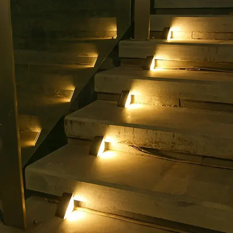 The Rosewood Solar Stair Lights