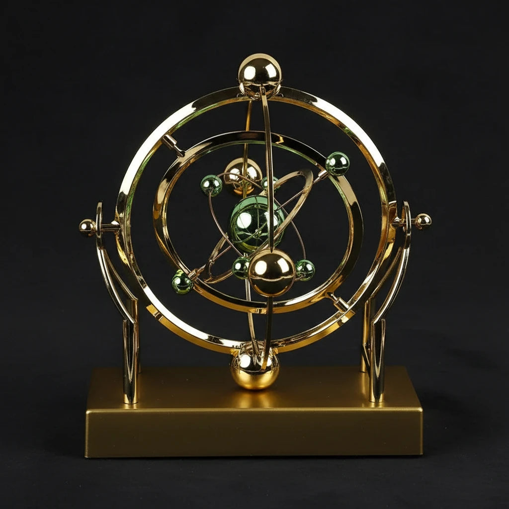 The Orrery Perpetual Motion Desk Sculpture