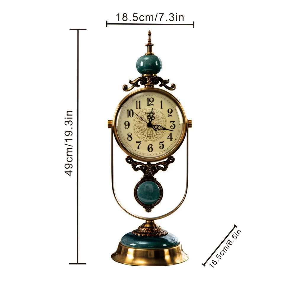 The Roosevelt Grandfather Style Table Clock