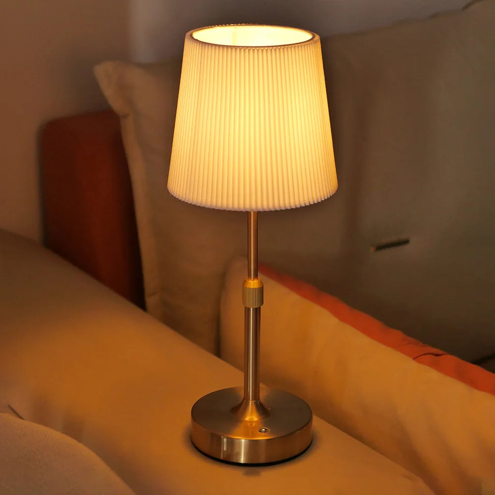 The Edwardian Cordless Fabric Table Lamp