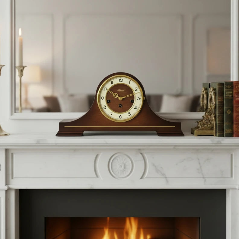The Wentworth Walnut Westminster Chime Clock