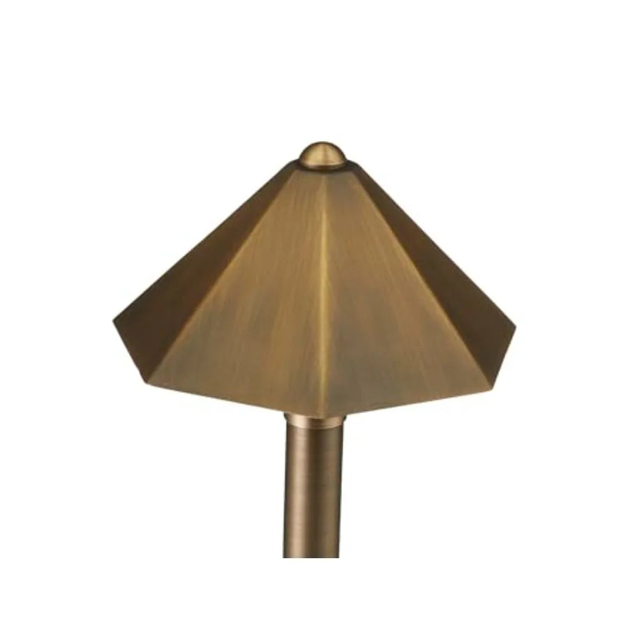 The Hadley Tall Brass Path Light