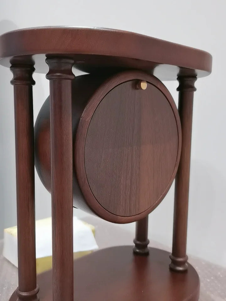 The Bramwell Solid Wood Desk Clock