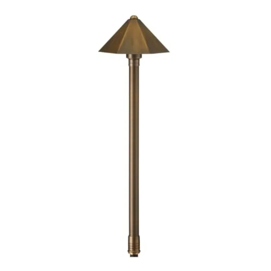 The Hadley Tall Brass Path Light