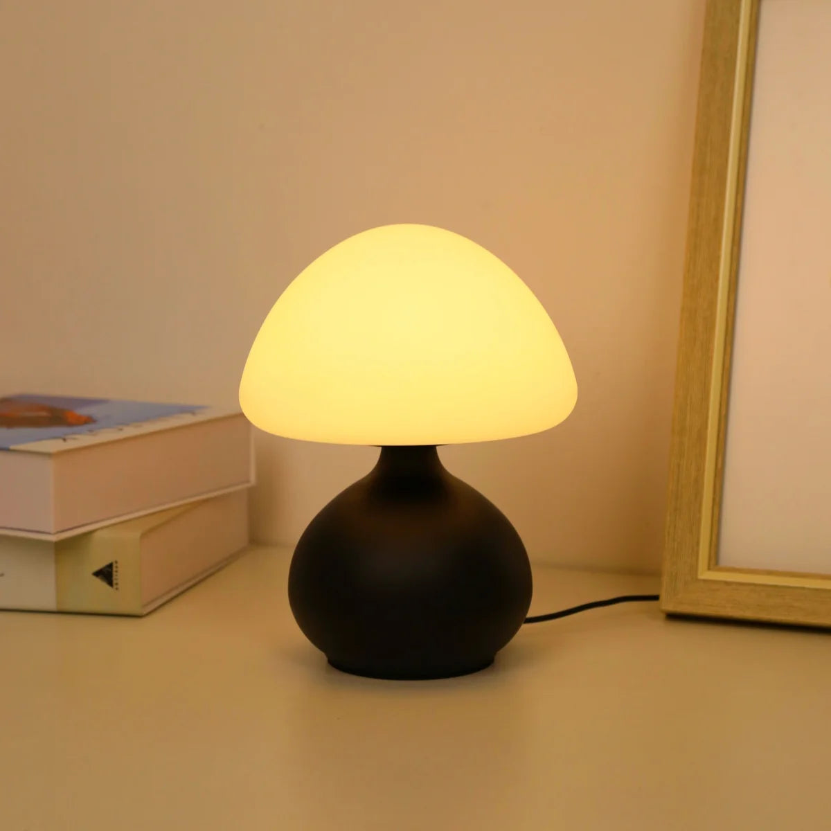 The Fungi Ceramic Mushroom Table Lamp