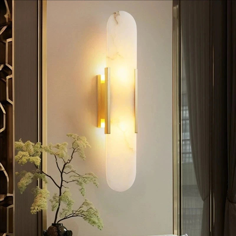 The Forma Dolomite Wall Sconce