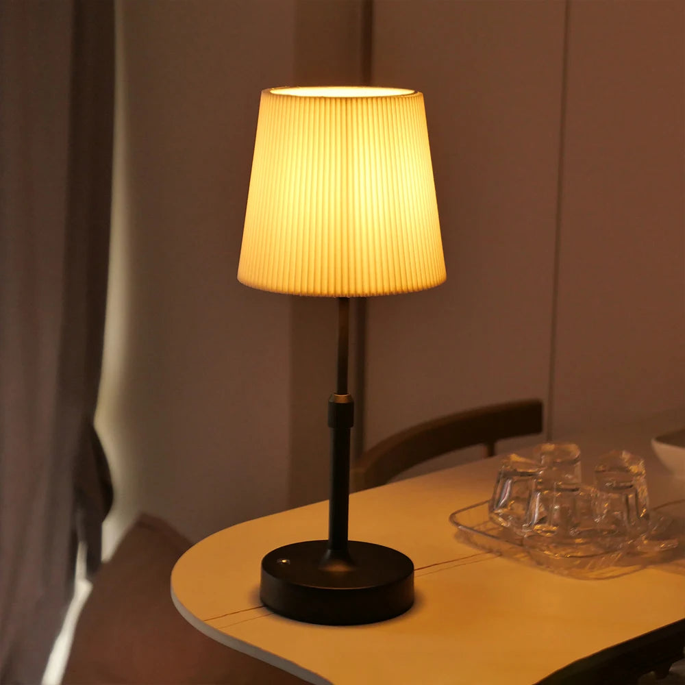 The Edwardian Cordless Fabric Table Lamp
