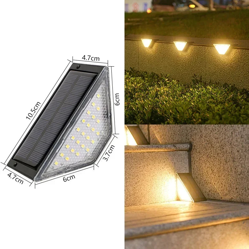 The Rosewood Solar Stair Lights