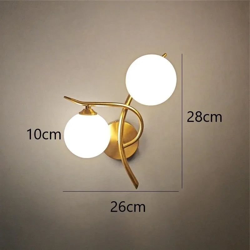 The Duetto Globe Wall Sconce