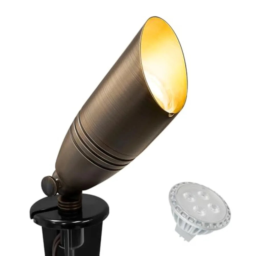 The Kensington Solid Brass Landscape Spotlight