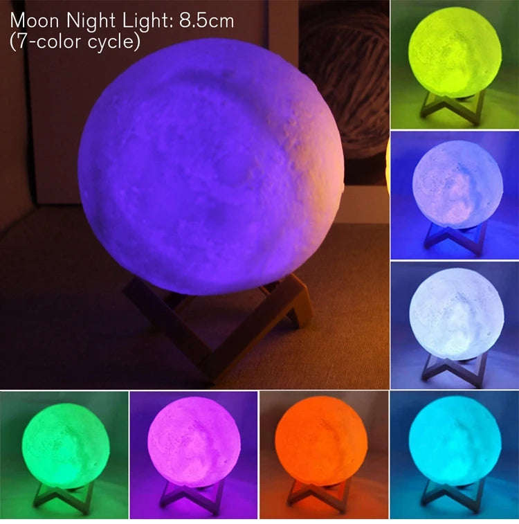 The Selene 3D Moon Night Lamp