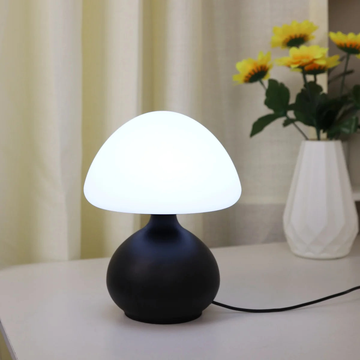 The Fungi Ceramic Mushroom Table Lamp