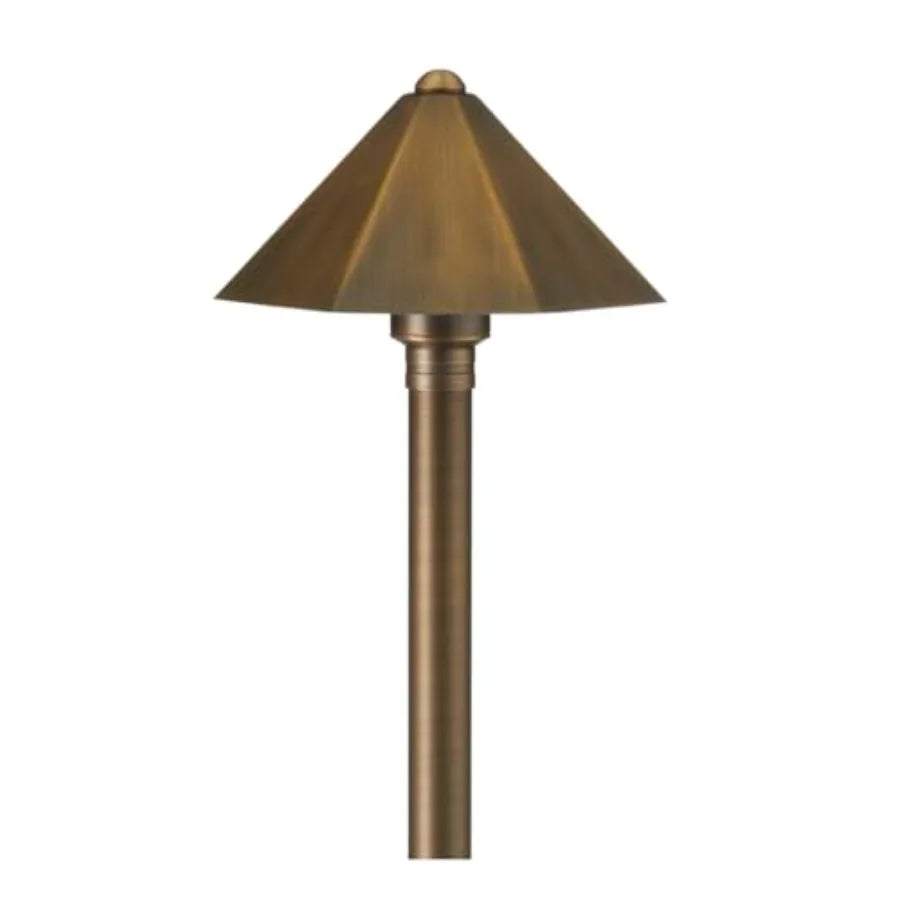 The Hadley Tall Brass Path Light