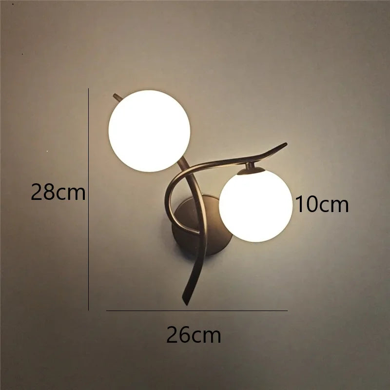 The Duetto Globe Wall Sconce