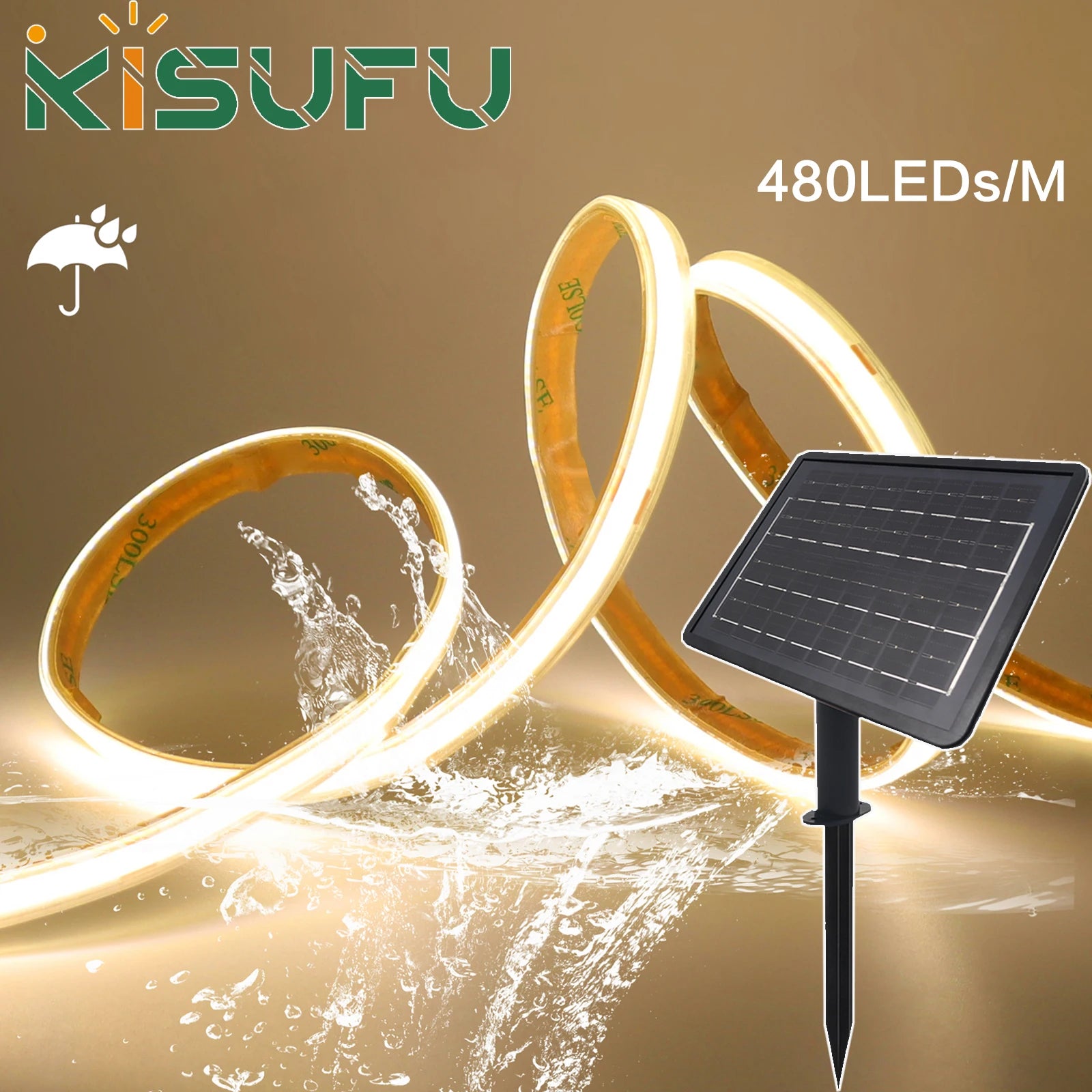 The Solara Solar COB LED Strip Light